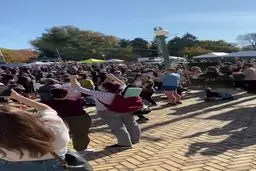 فیلم داغ:جشن پیروزی بایدن در نیویورک