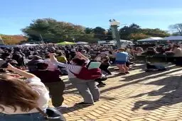 فیلم داغ:جشن پیروزی بایدن در نیویورک