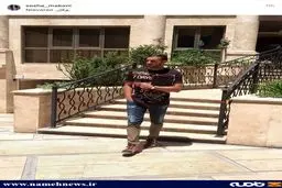 تیپ خاص دروازه بان پیشین پرسپولیس!/عکس