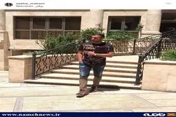 تیپ خاص دروازه بان پیشین پرسپولیس!/عکس
