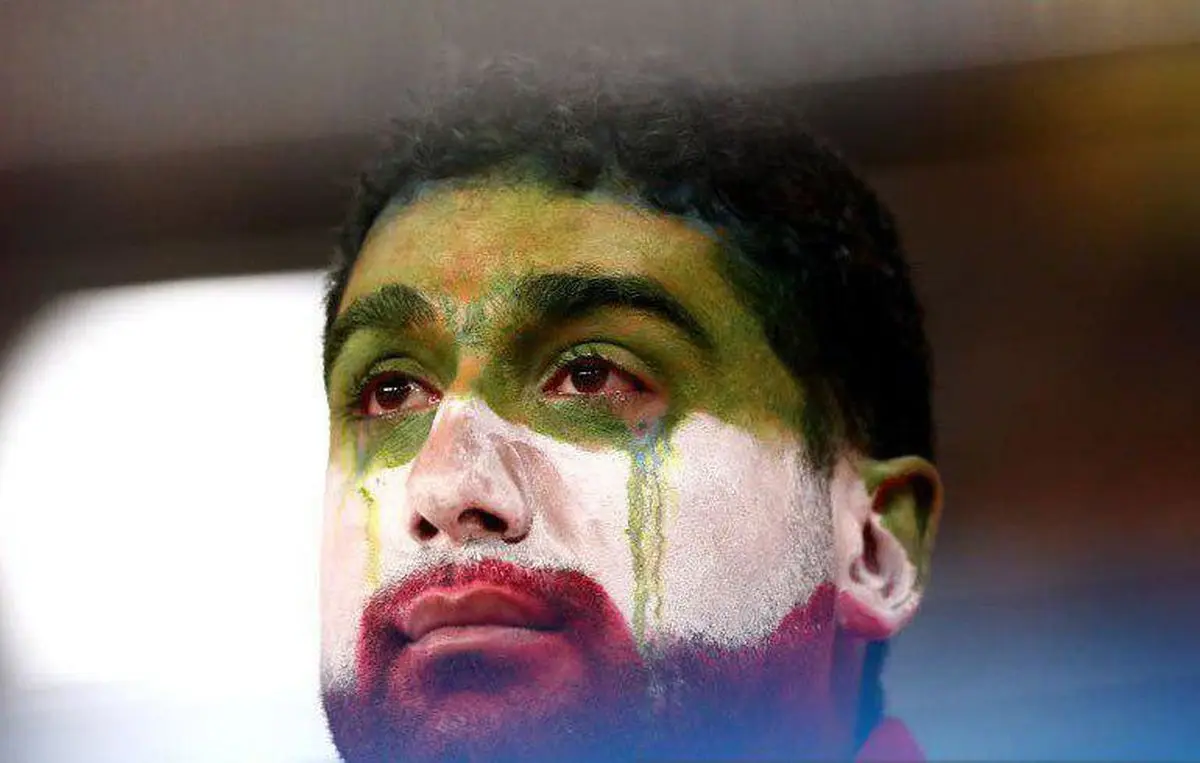 تصویری پراحساس در لحظه حذف تیم ملی کشورمان