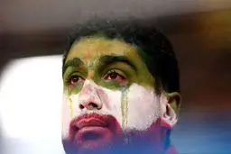 تصویری پراحساس در لحظه حذف تیم ملی کشورمان