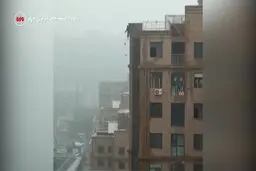 ببینید: لحظه سقوط مرگبار یک مرد از بالای برج چندصد متری