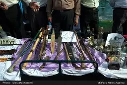 آنچه از اراذل و اوباش ساری به دست آمد/ عکس