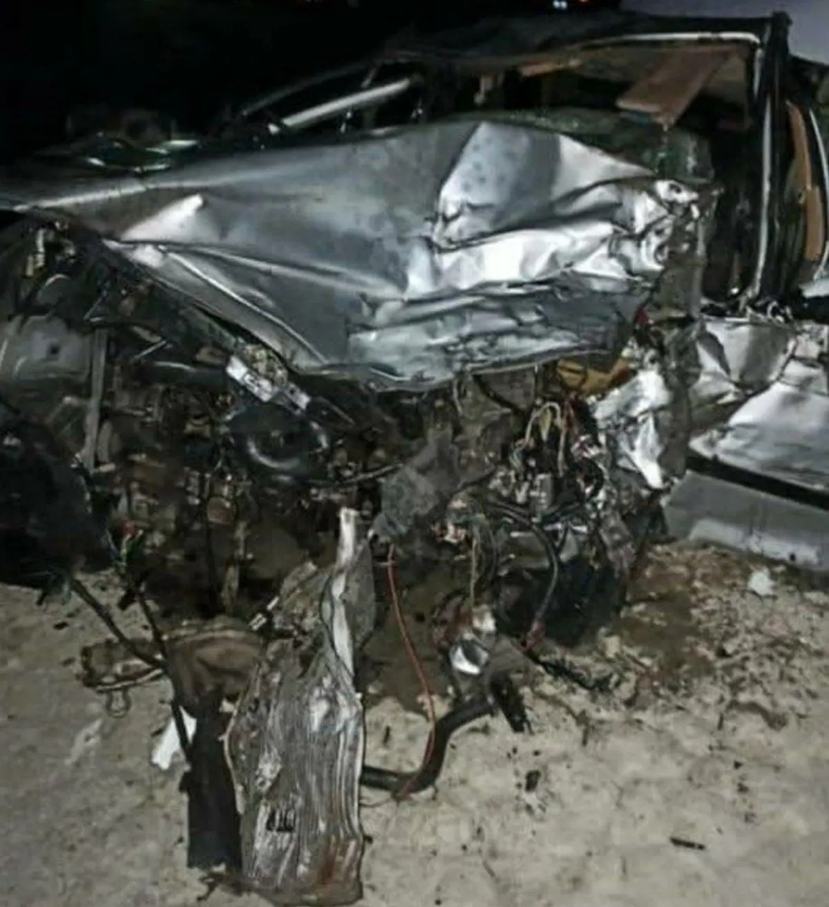 2 مرگ فجیع در شاخ به شاخ 2 پژو در جاده میناب