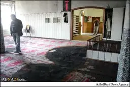 به آتش کشیدن مسجدی در شهر ویتن آلمان/ تصاویر