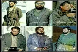 هاشمی، روحانی و احمدی نژاد در لباس نظامی/ عکس