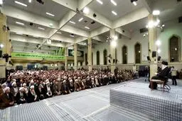 دیدار مردم قم با رهبر انقلاب