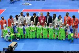 مسابقات کبدی بانوان ایران در اینچئون/ تصاویر