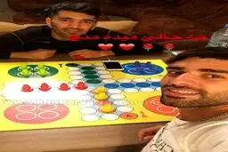 منچ بازی طارمی و مسلمان به یاد دوران کودکی!/عکس