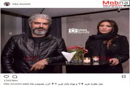 مهدی پاکدل و نیکی مظفری در اکران خصوصی خانه کاغذی/ عکس