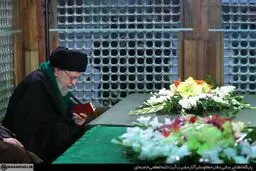 حضور رهبر انقلاب در مرقد مطهر امام راحل و گلزار شهدای بهشت زهرا/تصاویر