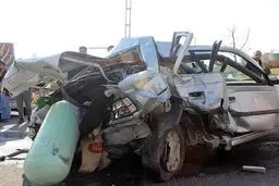 تصادف مرگبار پراید و پژو در تهران/تصاویر