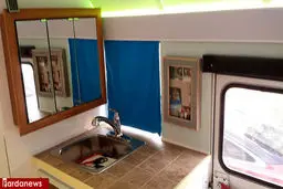 تبدیل اتوبوس مدرسه به خانه رویایی /تصاویر