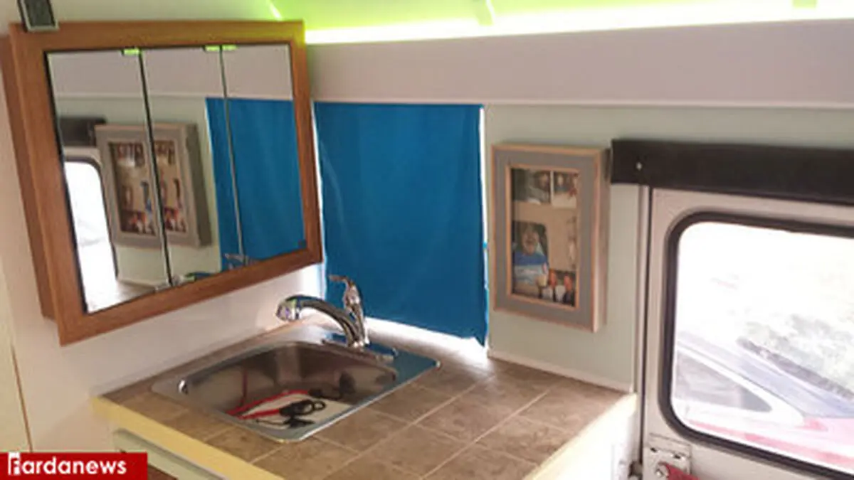 تبدیل اتوبوس مدرسه به خانه رویایی /تصاویر