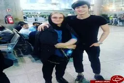 سردار آزمون و مادرش/عکس