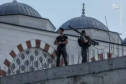 عکسی عجیب از محافظت از اردوغان با موشک