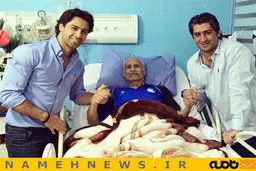 فرهاد مجیدی به ملاقات اسطوره استقلالی‌ها رفت/ عکس