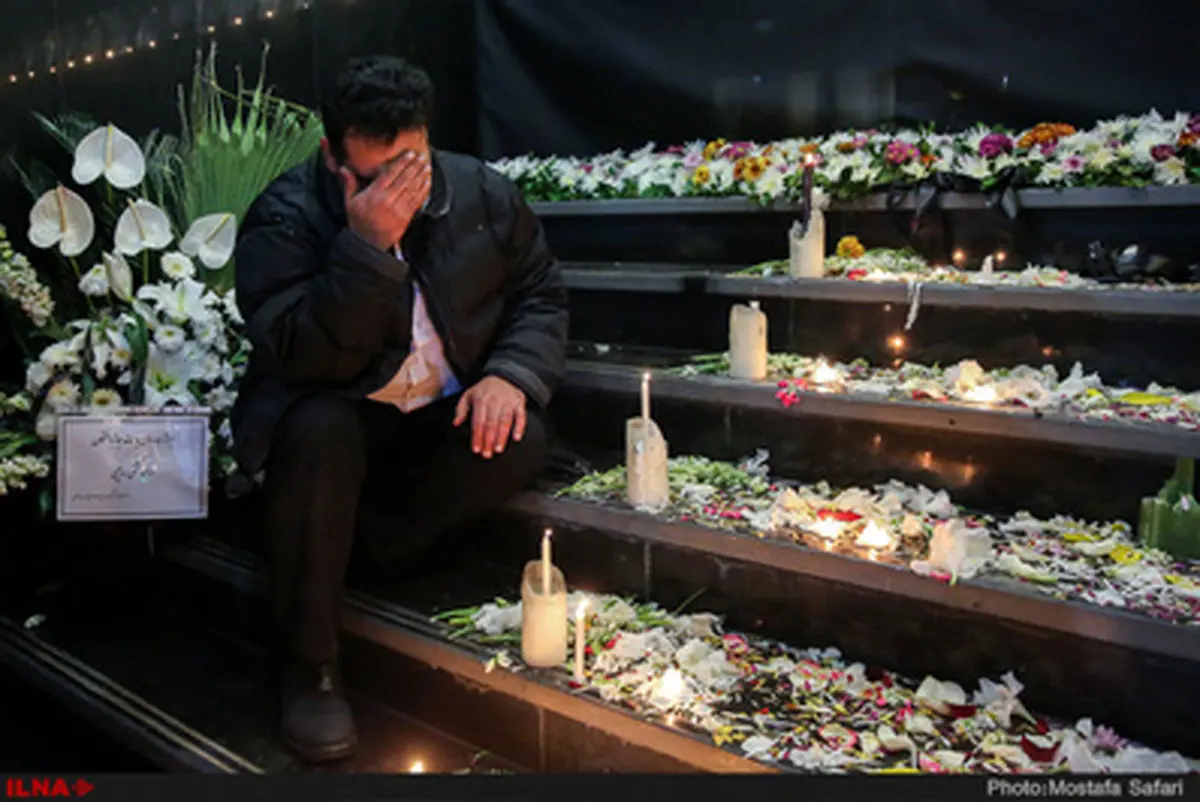 تصاویری تلخ از مراسم گرامیداشت جانباختگان نفتکش سانچی