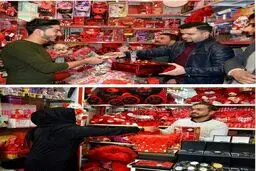 اولین خرید ولنتاین در موصل عراق بعد از آزادسازی از اشغال داعش/عکس