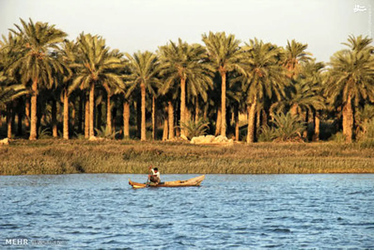 تصاویری زیبا از صید ماهی در رودخانه بهمنشیر آبادان