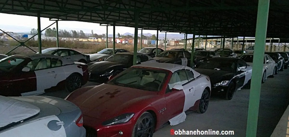 عکس/ بزرگترین محموله مازراتی در ایران