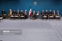 تصاویر دیدار دولت چهاردهم با رهبر انقلاب