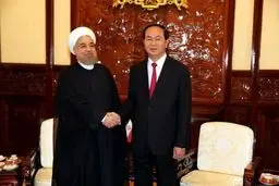 تصاویر / دیدار روسای جمهور ایران و ویتنام