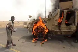 انهدام تجهیزات نظامی آمریکایی‌ها در شمال استان الحجه/ پایگاه های نیروهای شورشی به کنترل یمنی‌ها درآمد+ تصاویر