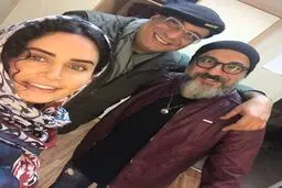 سلفی الناز شاکردوست و آقایان بازیگر/عکس