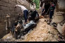 دردسرهای باران شدید و سیل در شهرهای شمالی /تصاویر