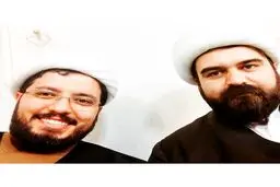 سلفی آهنگران با نوه امام/ عکس
