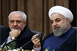 روحانی با حضور در وزارت خارجه با ظریف دیدار کرد