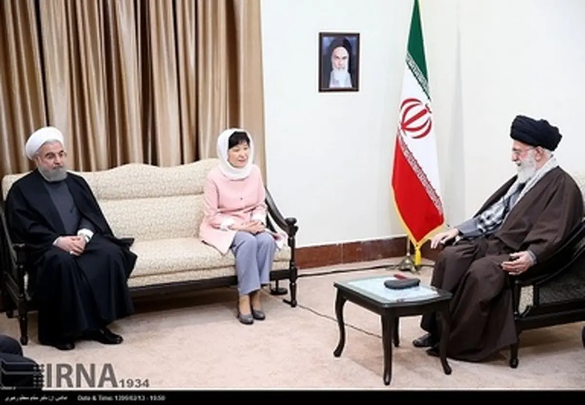 دیدار رئیس جمهوری کره جنوبی با رهبر معظم انقلاب/ تصاویر