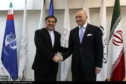 دیدار فابیوس با وزیر راه وشهرسازی/ عکس