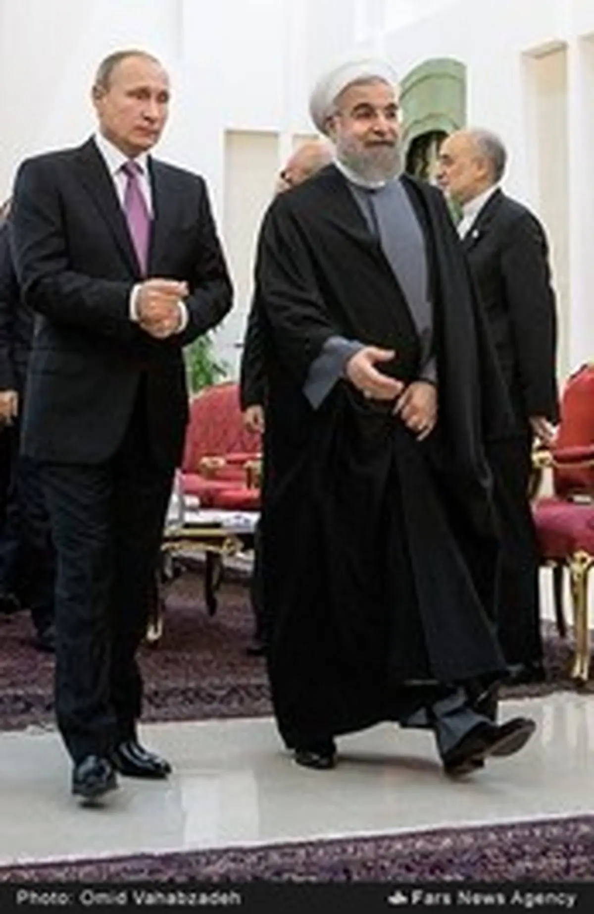 دیدار و نشست مشترک رؤسای جمهوری ایران و روسیه/تصاویر