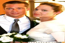 عکسی از عروسی برد پیت و آنجلینا جولی