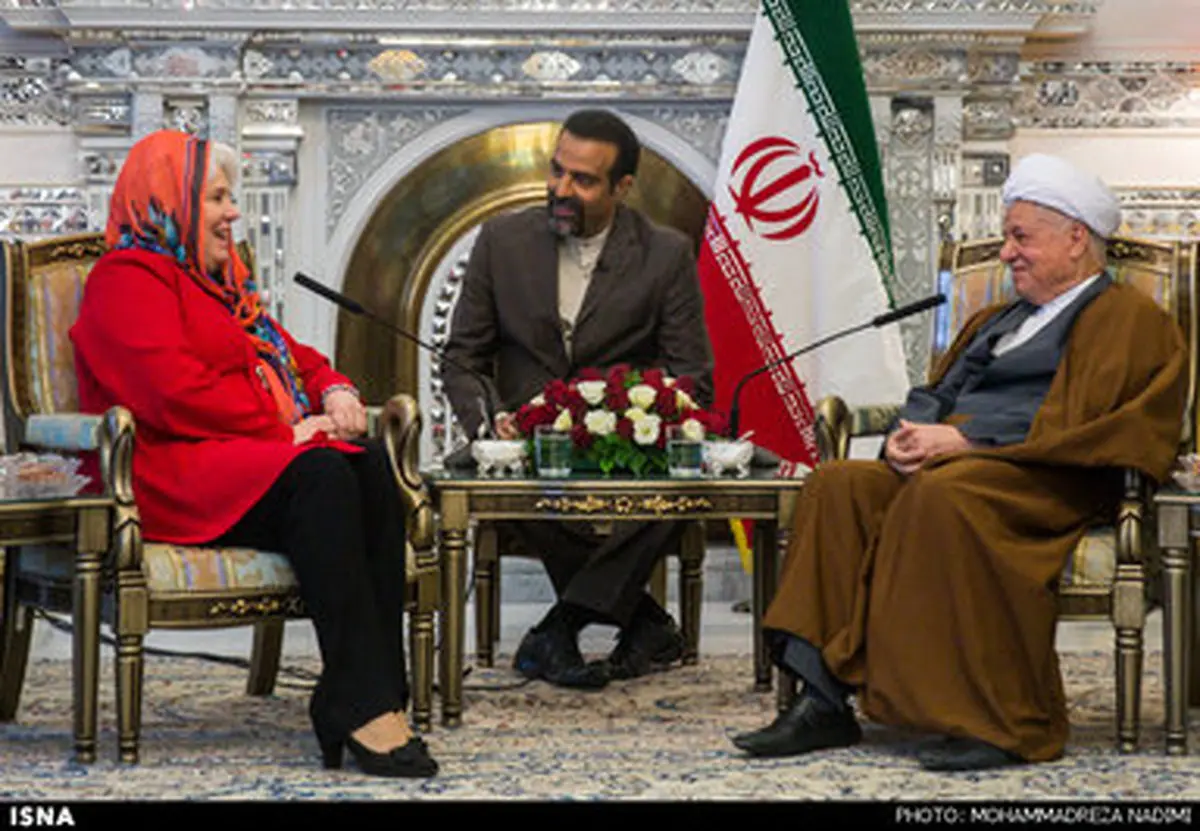 دیدار رییس مجمع تشخیص مصلحت نظام با وزیر امور خارجه استونی/ تصاویر