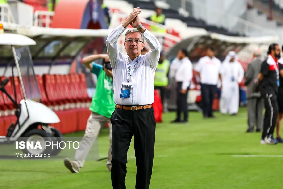 تصاویری از دیدار تیم های فوتبال الاهلی امارات و پرسپولیس تهران