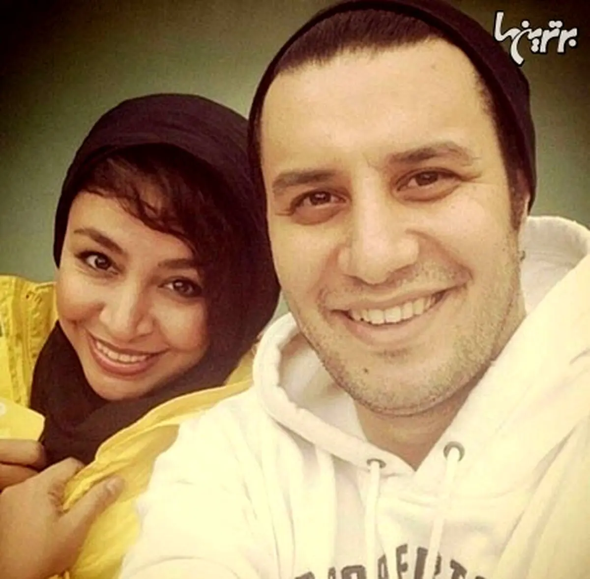 سلفی زوج هنرمند، جواد عزتی و مه‌لقا باقری