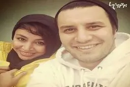 سلفی زوج هنرمند، جواد عزتی و مه‌لقا باقری