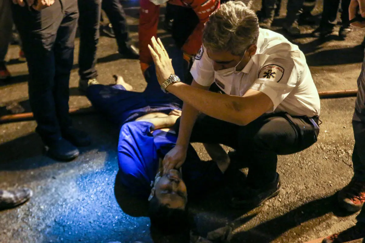 صحنه دلخراش حادثه انفجار درمانگاه در تهران + عکس