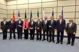 عکس یادگاری ایران و پنج بعلاوه یک پیش از برگزاری آخرین نشست