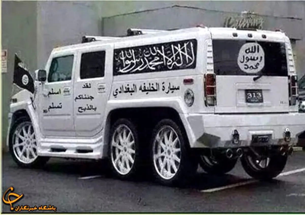 خودروی متفاوت ابوبکر البغدادی/عکس