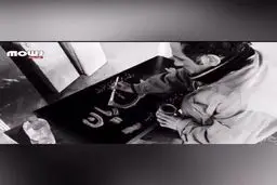 فیلم دیده نشده از آماده سازی سنگ‌مزار موقت علی انصاریان