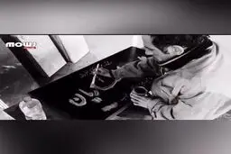 فیلم دیده نشده از آماده سازی سنگ‌مزار موقت علی انصاریان