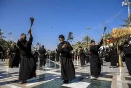 حال‌و‌هوای مراسم عزاداری در بین‌الحرمین/تصاویر