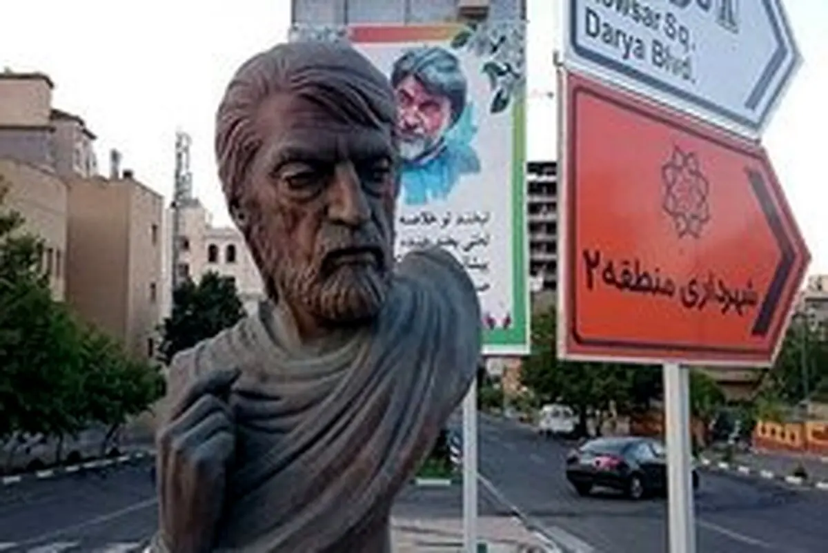 دزدها به سردیس قیصر امین‌پور هم رحم نکردند! + جزئیات