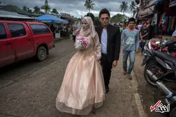 جشن عروسی در فیلیپین پس از خروج داعش/تصاویر