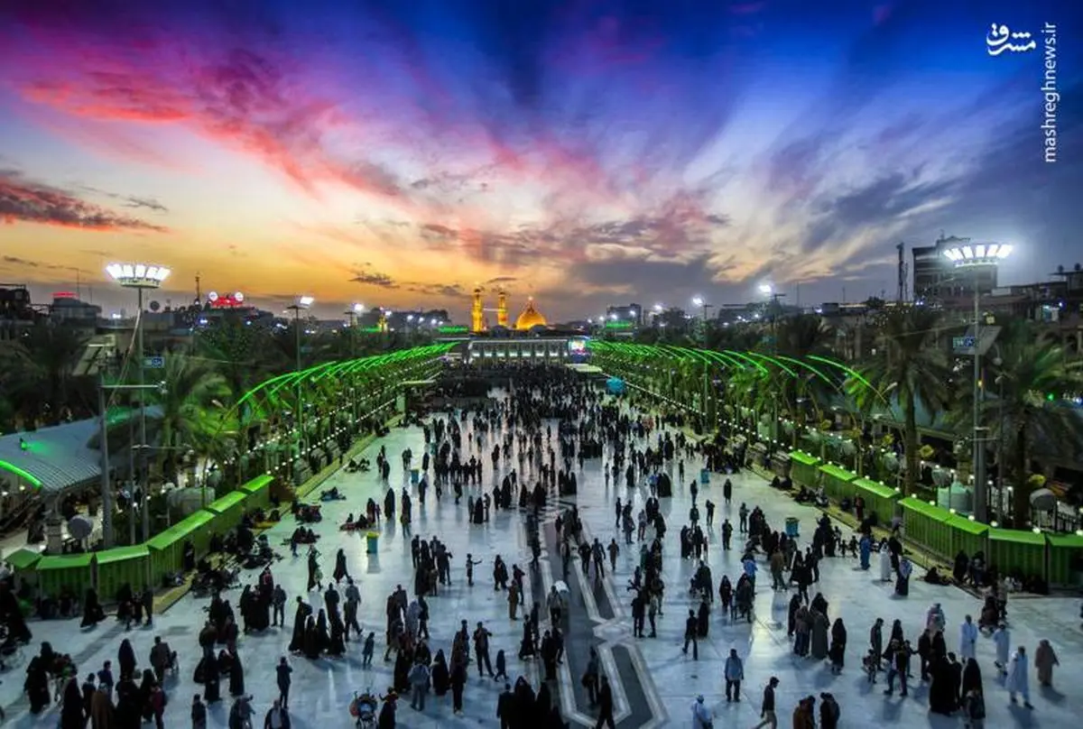 عکسی زیبا از بین الحرمین